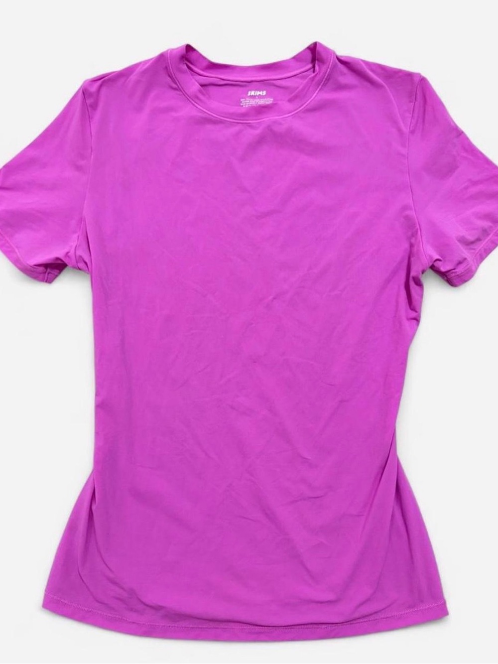 SKIMS Women's Crewneck Tee - Magenta